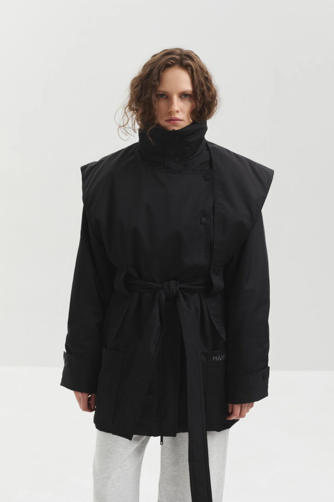 Куртка с воротником-стойкой