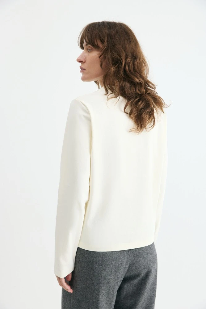 Лонгслив малообъемный Daisyknit, цвет: Сливочный,  купить онлайн Лонгслив малообъемный Daisyknit, цвет: Сливочный,  купить онлайн