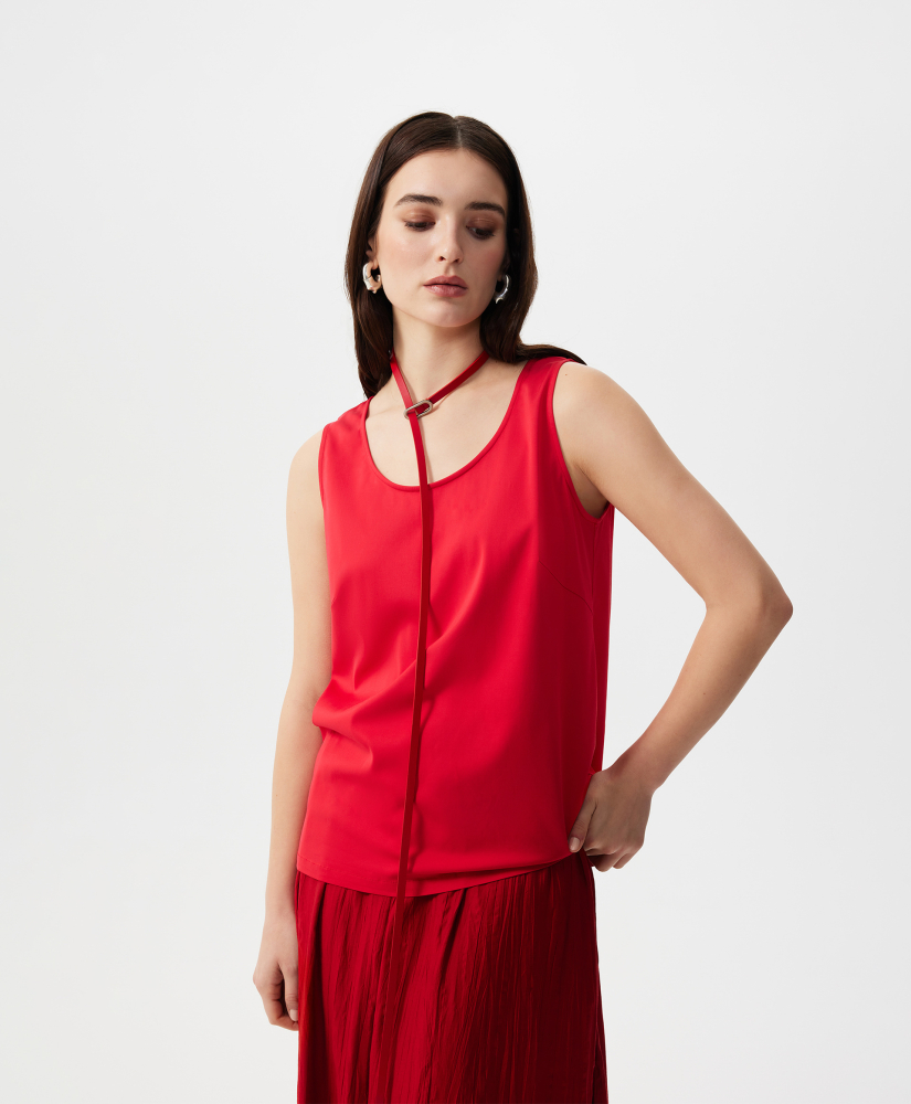 Топ с матовым блеском