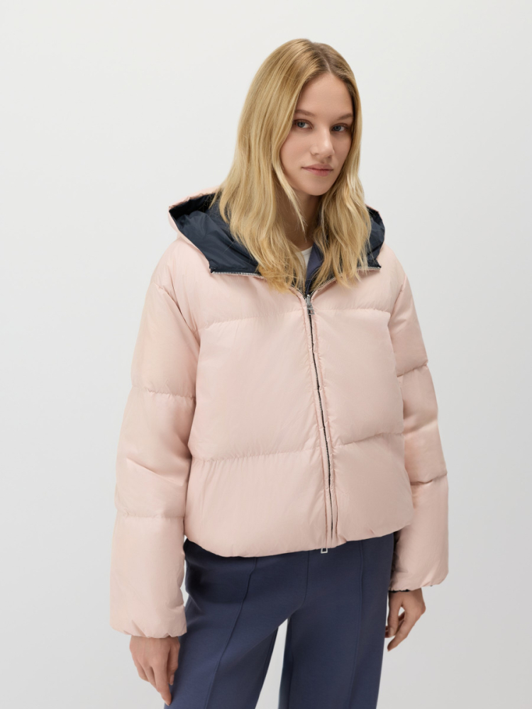 Пуховая куртка двусторонняя