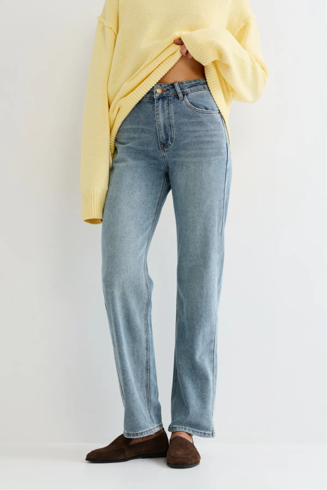 Джинсы прямые