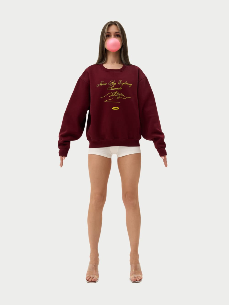 Свитшот с начесом