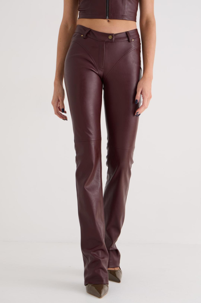 Брюки из кожи