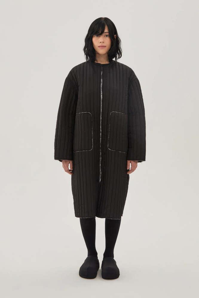 Пальто двухсторонее стеганное