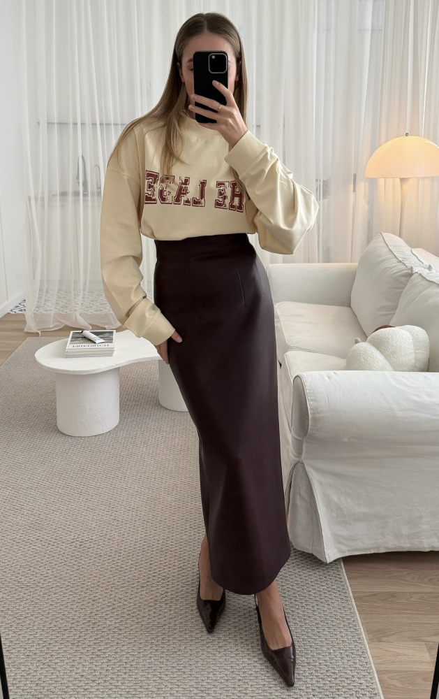 Лонгслив объемный ECRU Лонгслив объемный ECRU