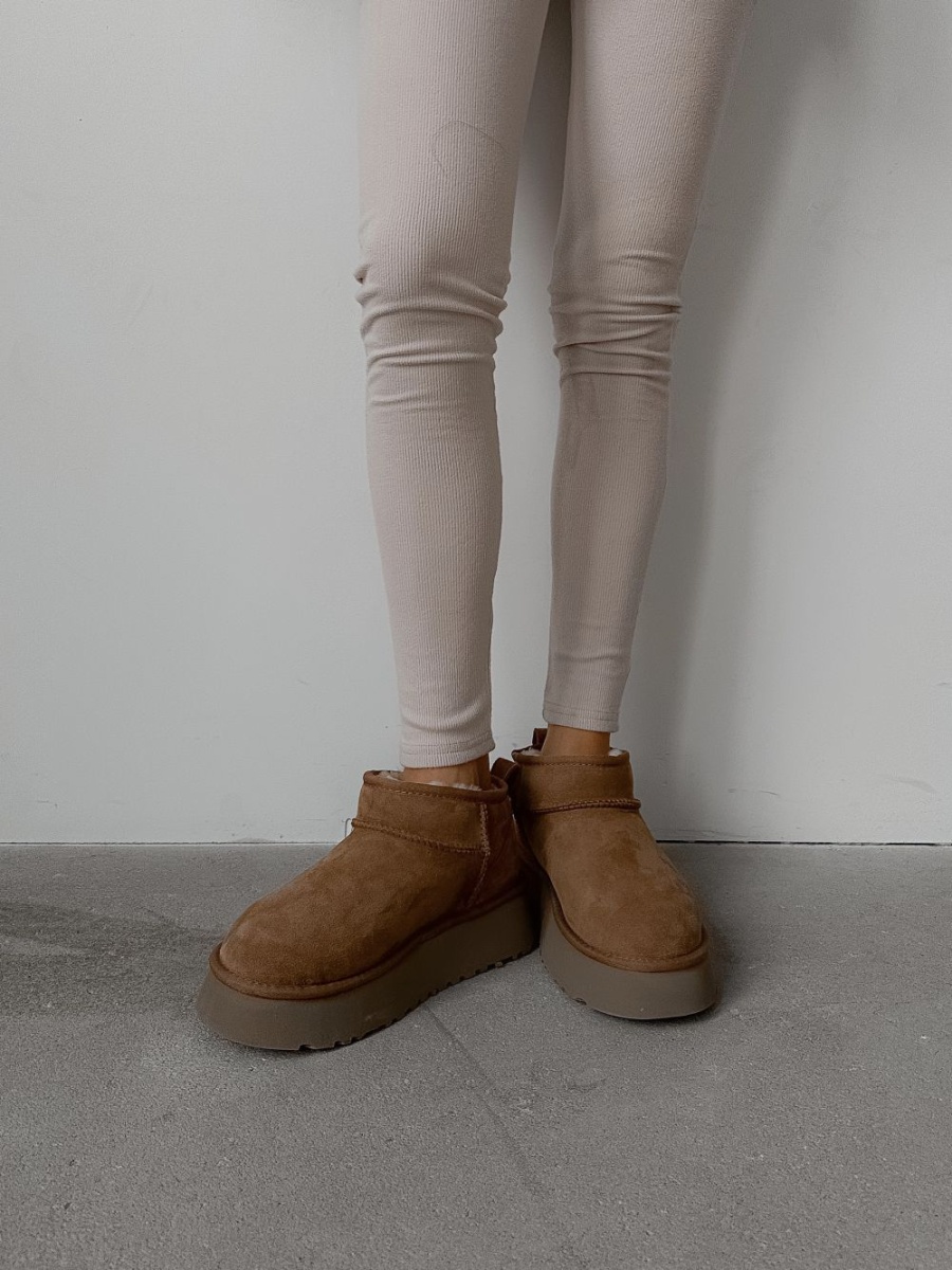 Угги из натуральной замши SBALO, цвет: рыжий SUG4-3 купить онлайн Угги из натуральной замши SBALO, цвет: рыжий SUG4-3 купить онлайн