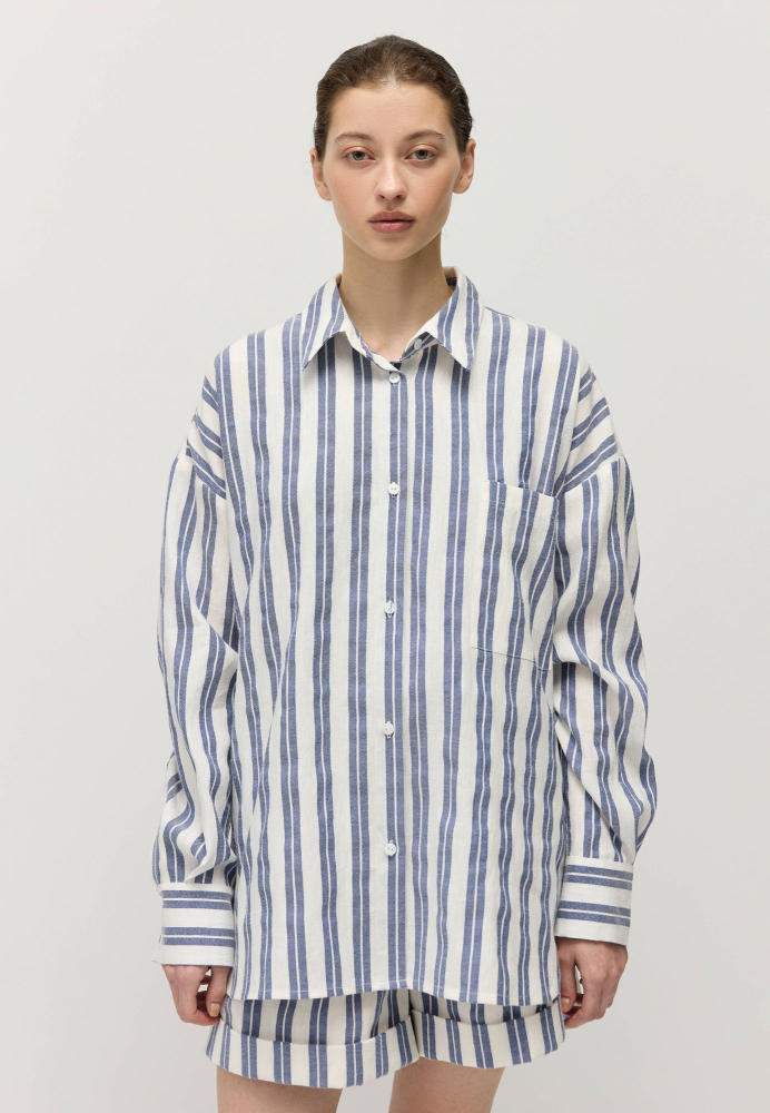 Рубашка из смесового хлопка