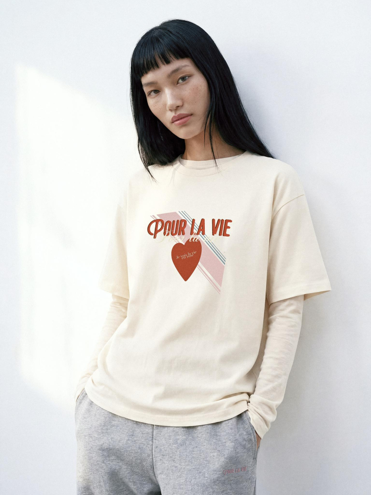 Футболка с принтом женская