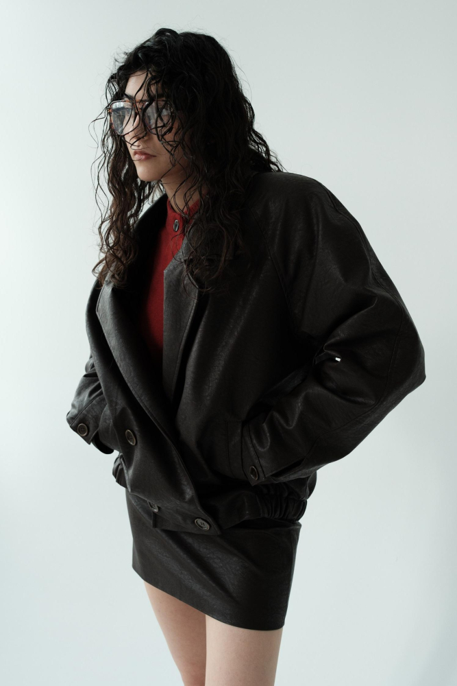 Бомбер винтажный