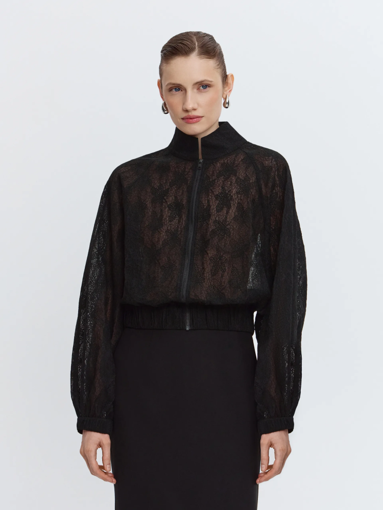 Бомбер из кружева