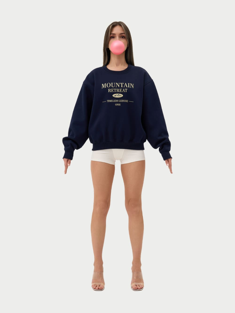 Свитшот с начесом