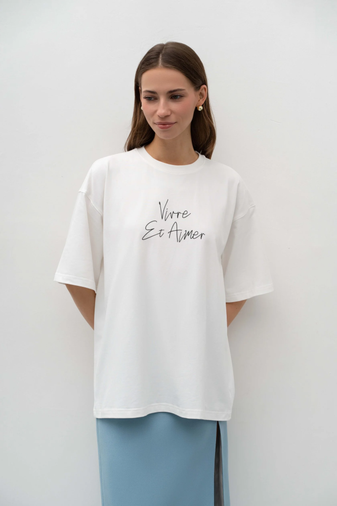 Футболка с принтом