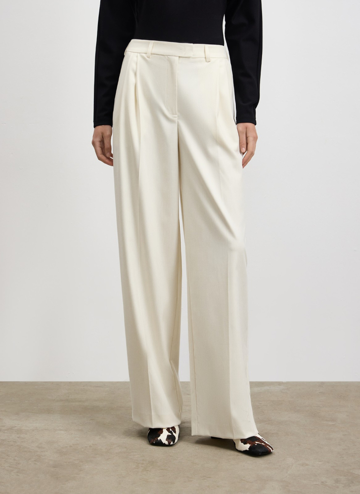 Брюки широкие