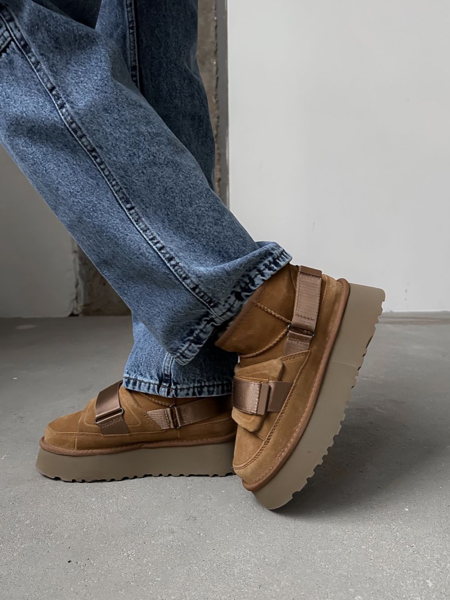 Угги на липучках SBALO, цвет: рыжий SUG8-2 купить онлайн Угги на липучках SBALO, цвет: рыжий SUG8-2 купить онлайн