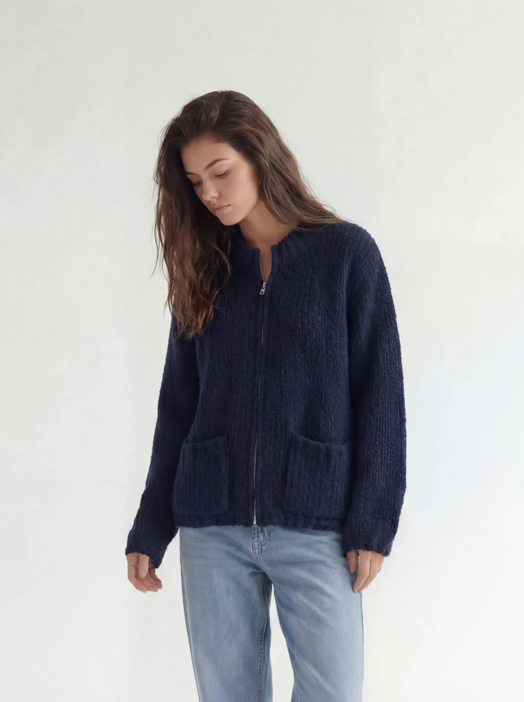 Кардиган на молнии