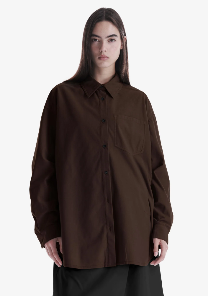 Рубашка из экозамши