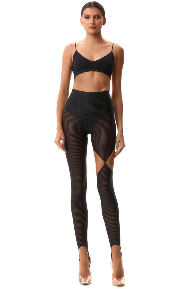 Легинсы с фигурным вырезом