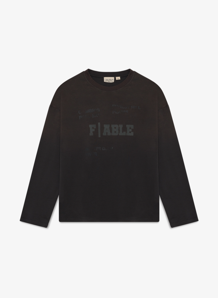 Лонгслив с принтом