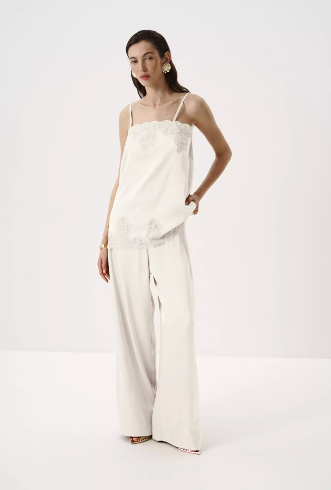 Брюки из сатина