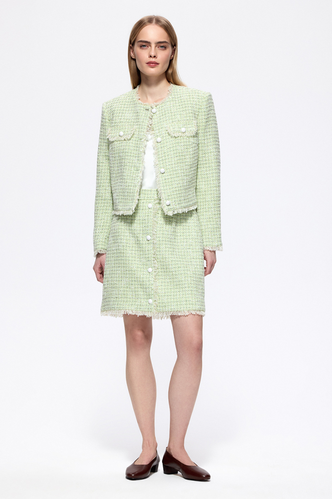 Юбка из твида