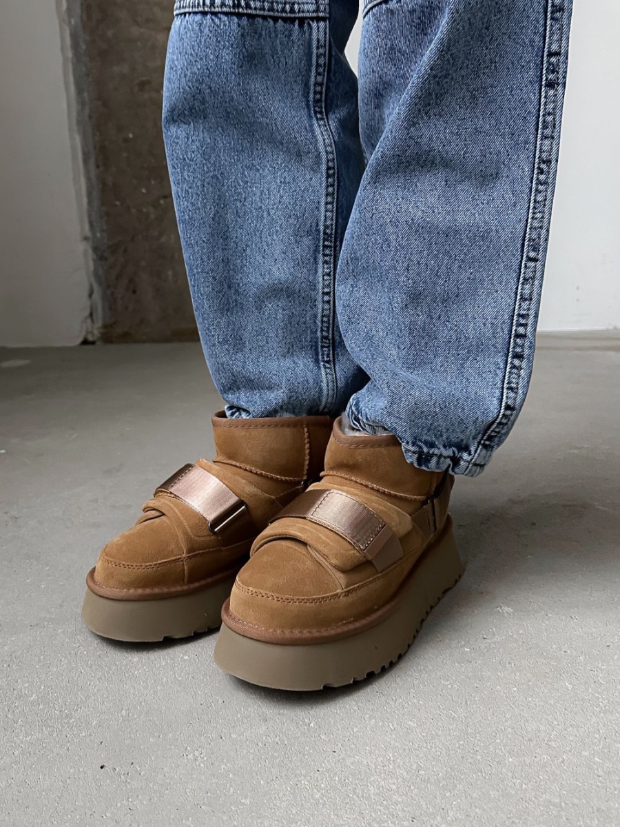 Угги на липучках SBALO, цвет: рыжий SUG8-2 купить онлайн Угги на липучках SBALO, цвет: рыжий SUG8-2 купить онлайн