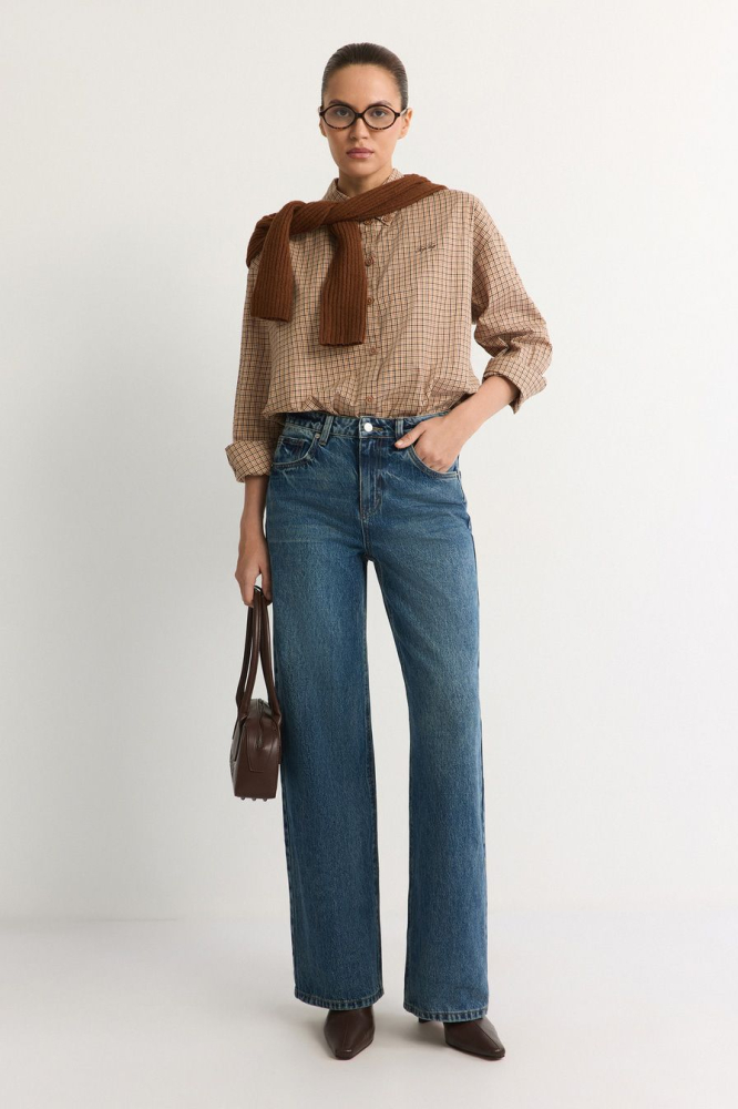 Джинсы прямые