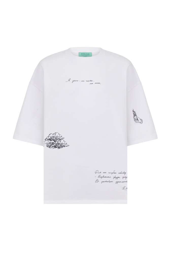 Футболка с принтом