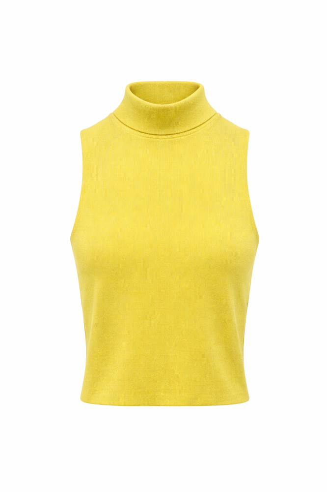 Топ с воротником