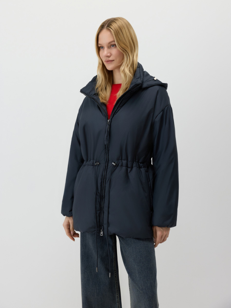 Утепленная куртка на кулиске