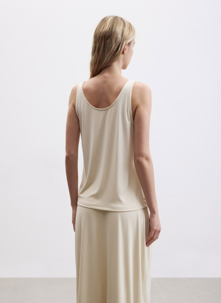 Майка из трикотажа ALL WE NEED, цвет: ванильный, 2604W2114-109 купить онлайн