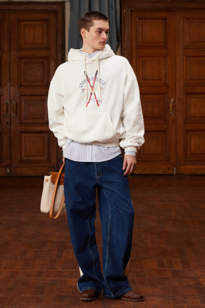 Худи SPORTS D'HIVER SORRY, I’M NOT, цвет: молочный,  купить онлайн Худи SPORTS D'HIVER SORRY, I’M NOT, цвет: молочный,  купить онлайн