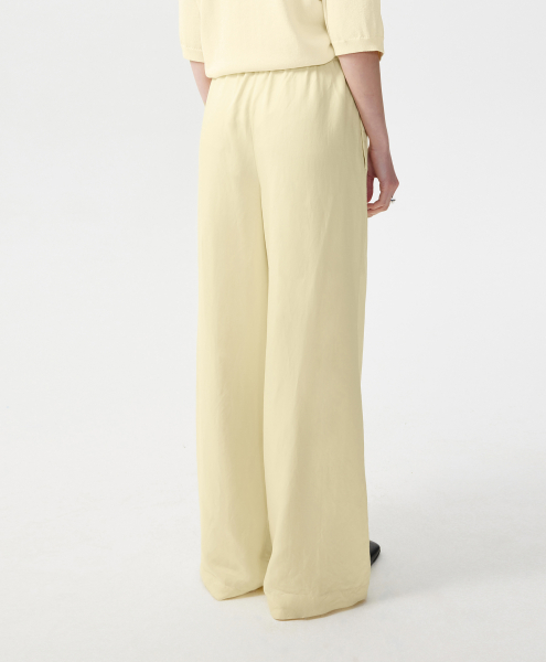 Брюки средней посадки GLVR, цвет: Желтый, 126G24GAC6327 купить онлайн