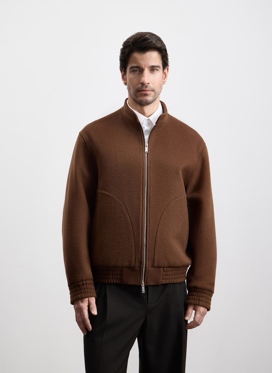 Бомбер из шерсти