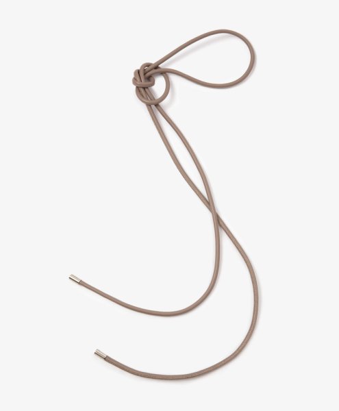 Пояс-шнур из натуральной кожи