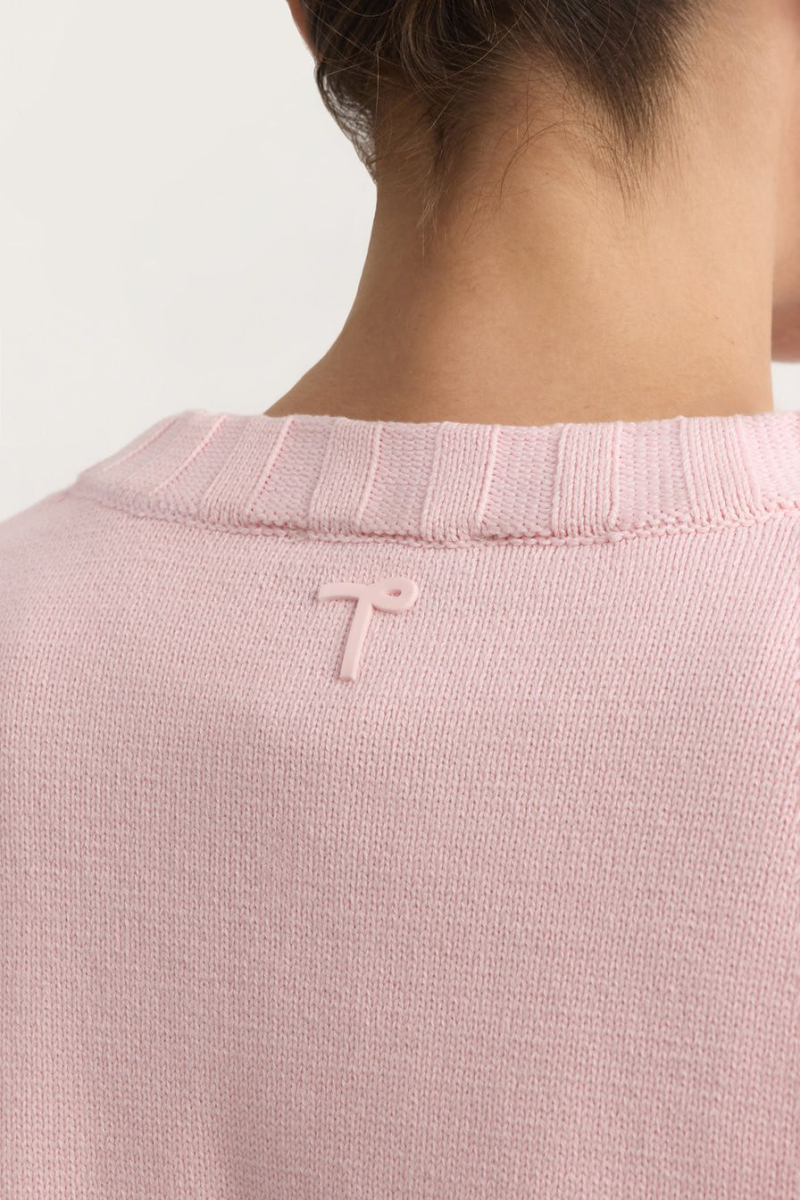 Джемпер с асимметричным низом TOPTOP, цвет: розовый, TT.050.18786.300 купить онлайн