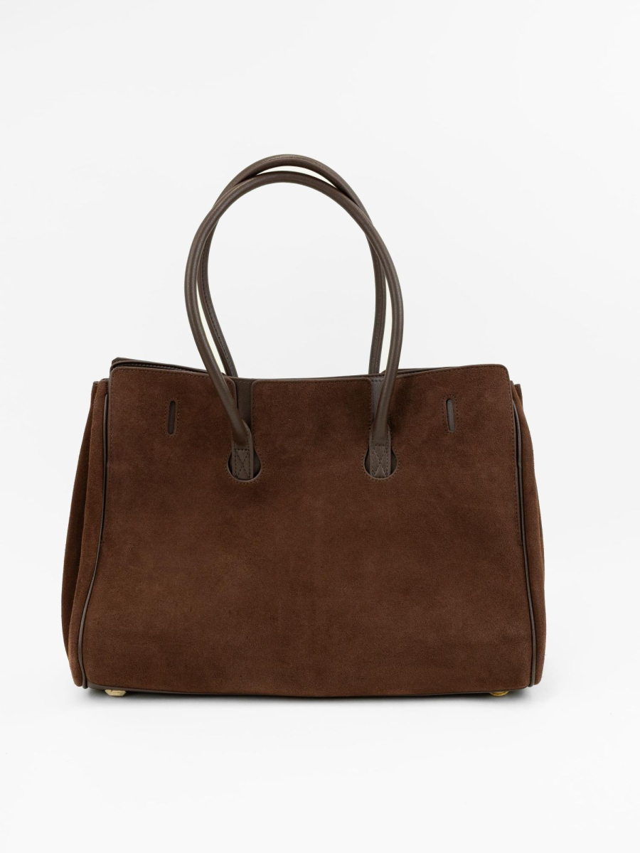 Сумка KASANDRA brand salad, цвет: suede gold chocolate J-704-PHR 7109 купить онлайн