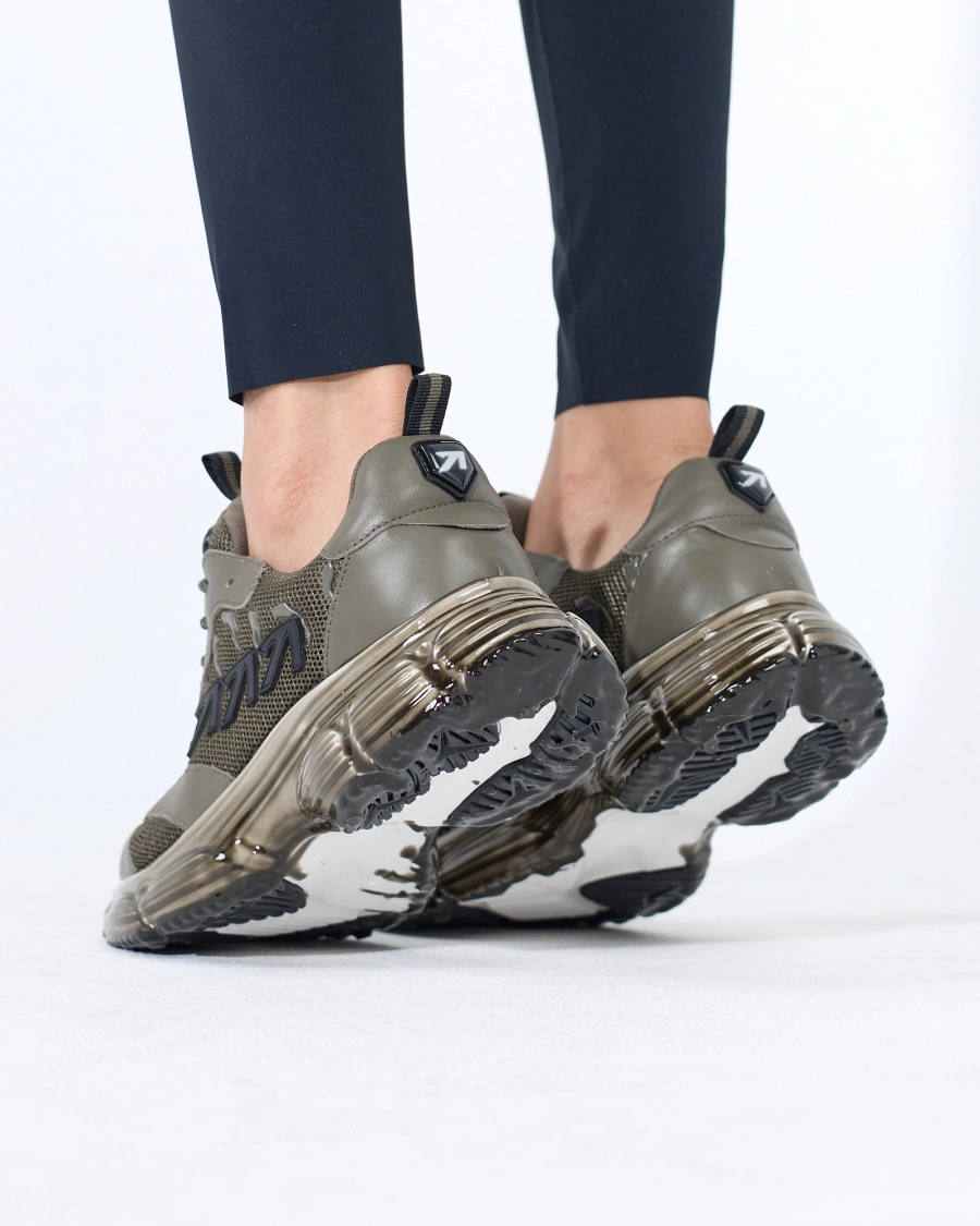 Кроссовки с резиновыми каплями ASIA ST 71, цвет: зеленый Ast71.sneakers-rubberdrop-khaki | новая мужская коллекция купить онлайн