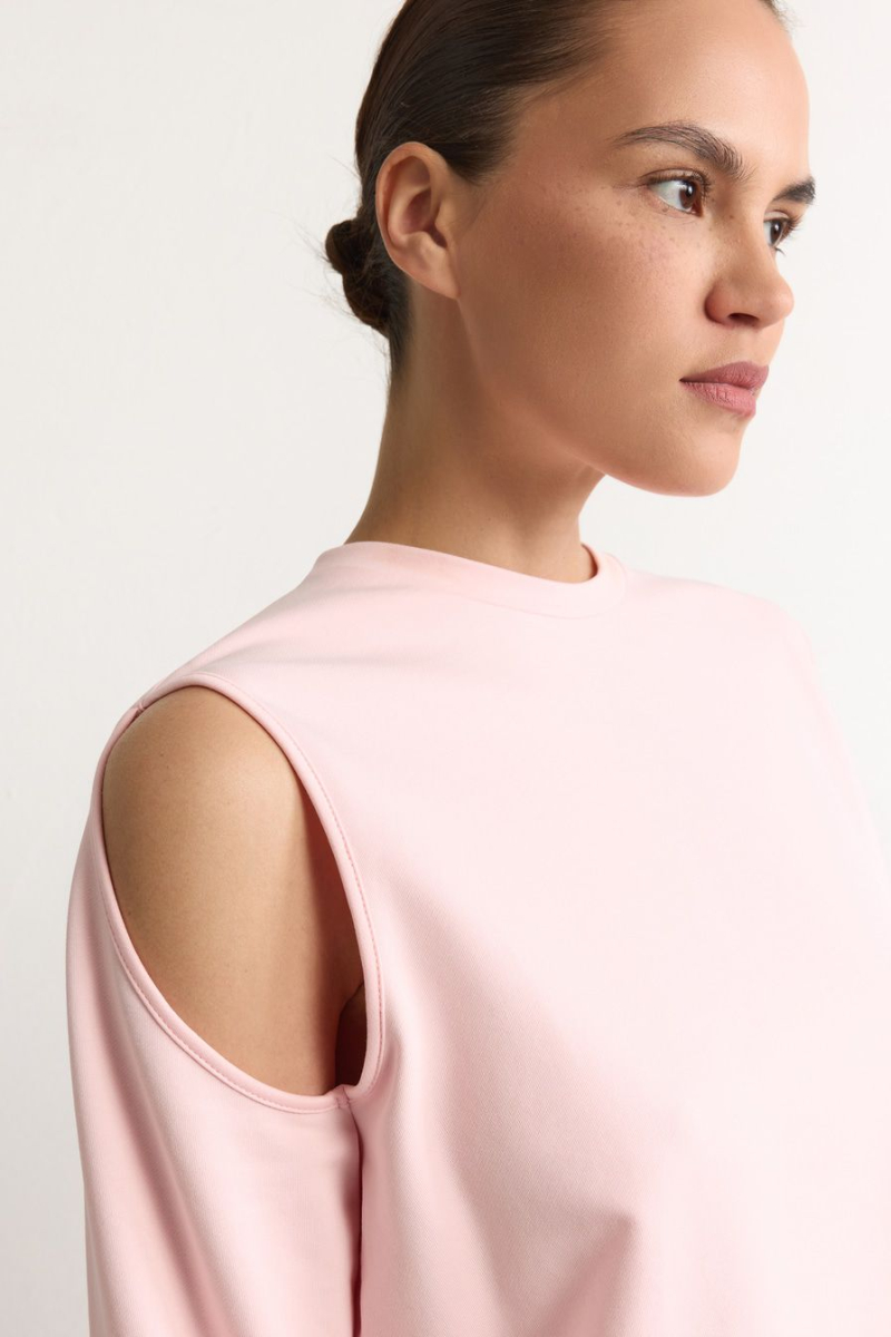Лонгслив из смесового хлопка TOPTOP, цвет: розовый, TT.025.12361.300 купить онлайн