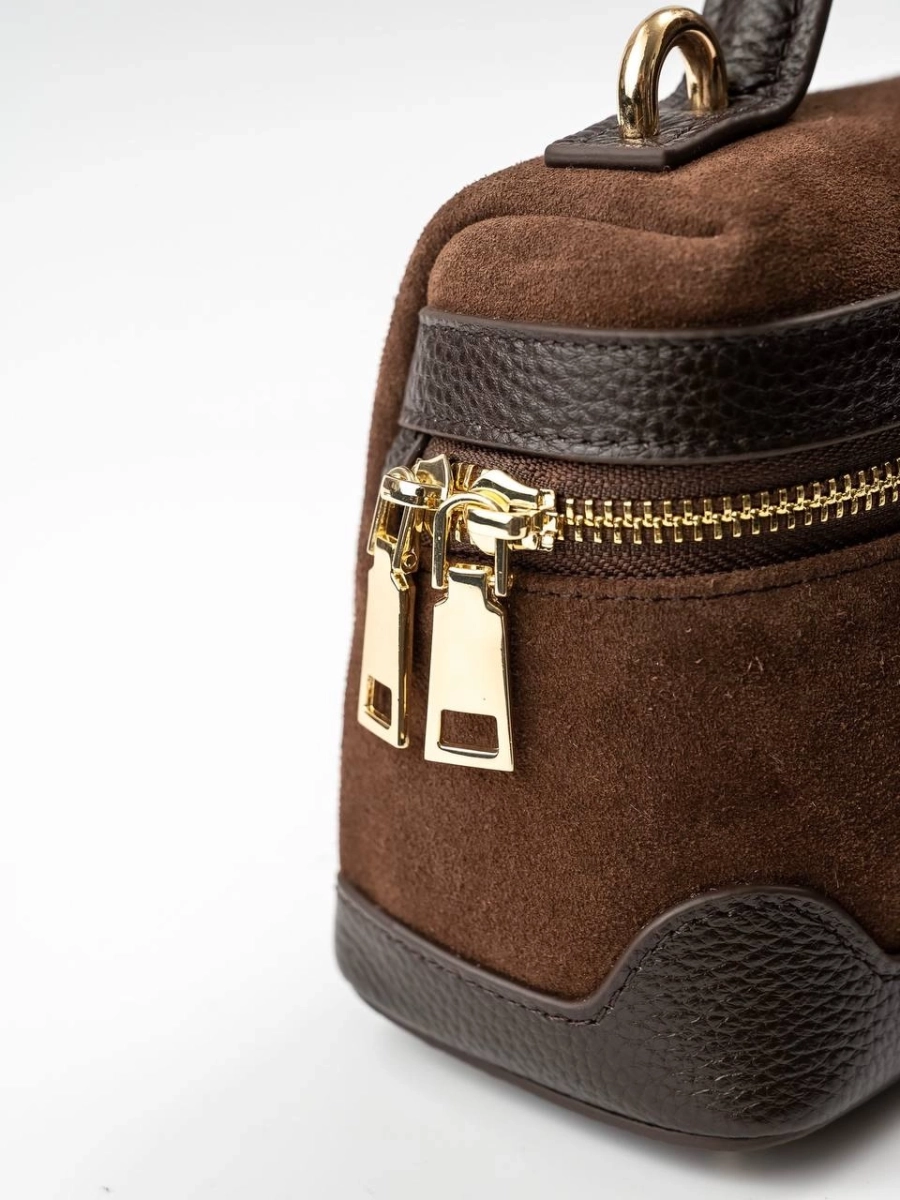 Сумка на одной ручке средняя brand salad, цвет: коричневый  купить онлайн