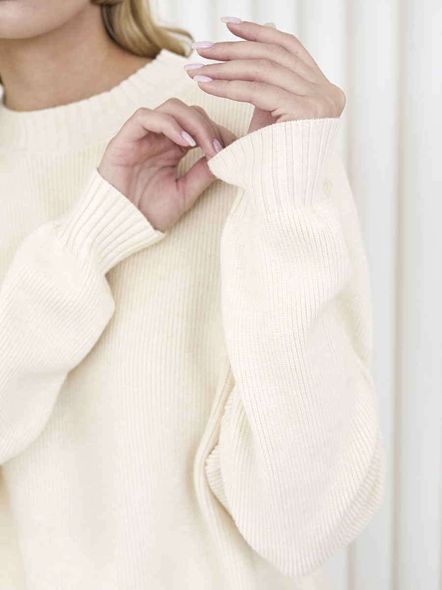 Костюм джемпер с брюками I.B.W., цвет: молочный, KJ109 купить онлайн Костюм джемпер с брюками I.B.W., цвет: молочный, KJ109 купить онлайн