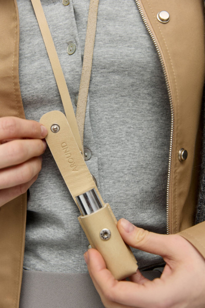 Футляр для помады из кожи AROUND, цвет: бежевый 3_7L02 купить онлайн