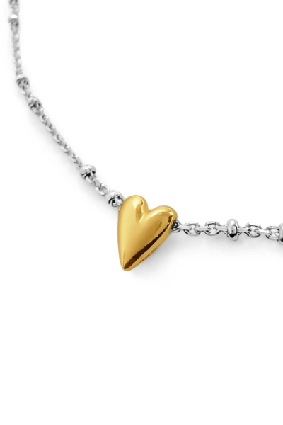 Серебряное колье на цепочке «Валентина полюбила» SBLESKOM, цвет: Серебряный, 22237 купить онлайн