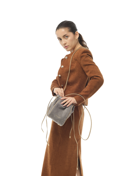 Сумка «Кокос» / «Coconut» VOLCHEK, цвет: серый P31 купить онлайн