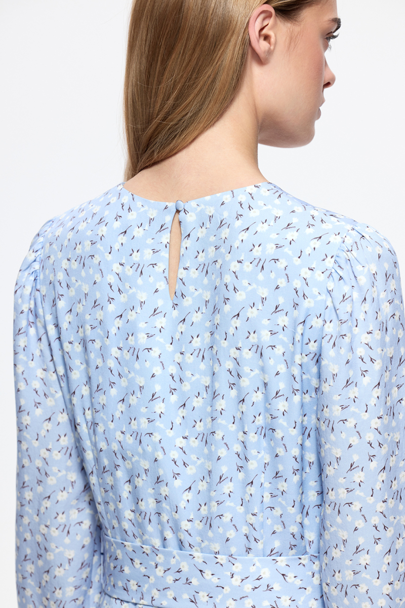 Платье текстильное женское DREAMS BY ALENA AKHMADULLINA, цвет: голубой, 126102070204560/211000 купить онлайн