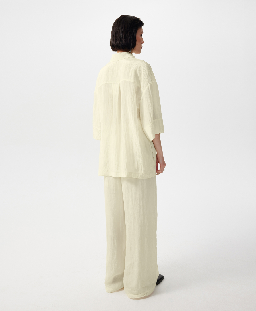 Блузка с коротким рукавом GLVR, цвет: Желтый, 126G24GAC2201 купить онлайн