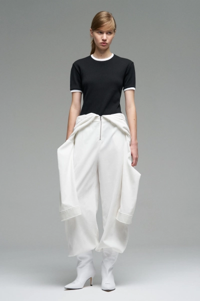 Футболка женская c кантами WALK OF SHAME, цвет: Черный, TSH033/SS25 купить онлайн