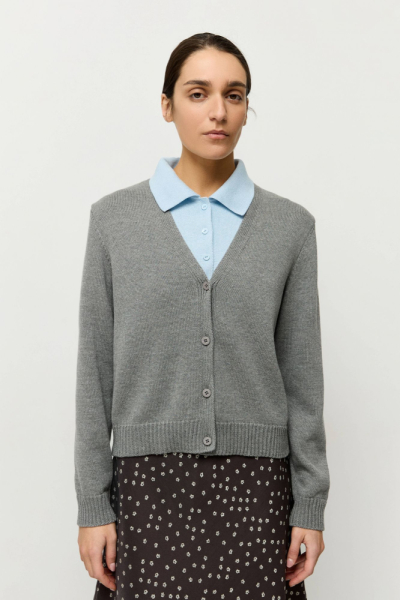 Кардиган из хлопка 2 в 1