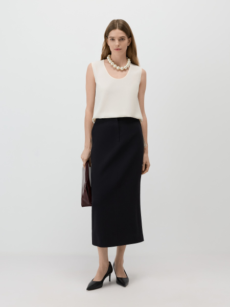 Юбка Conso, цвет: Черный, PU 260427 - черный купить онлайн