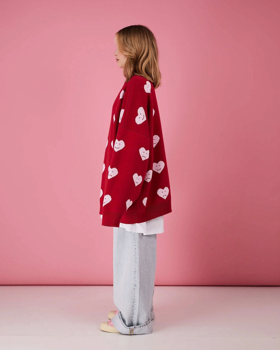Свитер Сердце 24/7 TABOO, цвет: красный, SVHeart купить онлайн