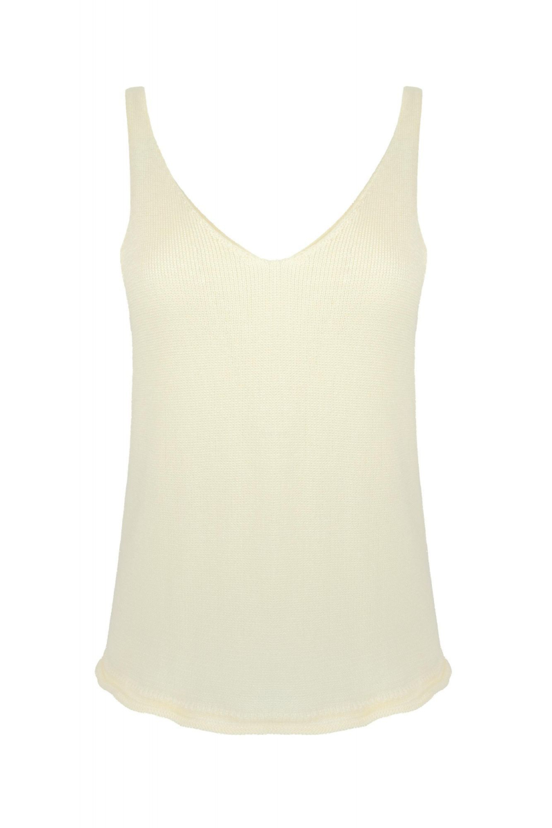 Топ из вискозы с хлопком